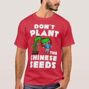 T-shirt Des graines chinoises bizarres dans le courrier
