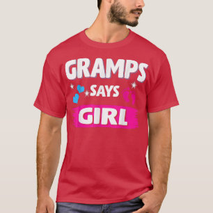 T-shirt Des Groupes De Révélation De Sexe Dit Girl Matchin