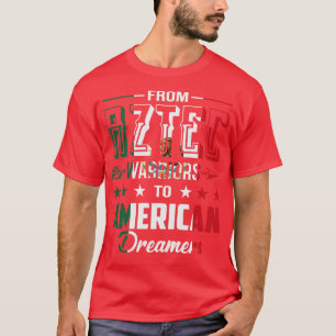 T-shirt Des guerriers aztèques aux Dreamers américains F m