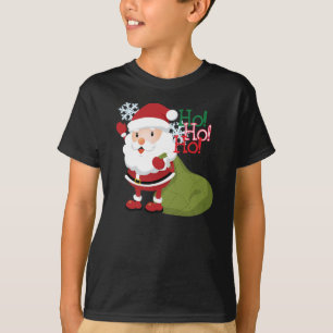 T-shirt des Ho-Ho-Vacances de Père Noël pour des
