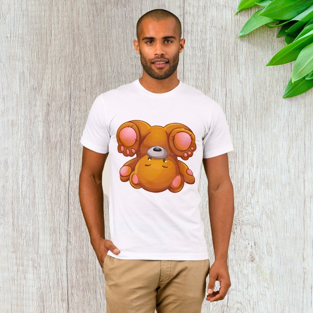 T-Shirt Des Hommes D'Ours En Teddy Vers Le Bas (Créateur téléchargé)