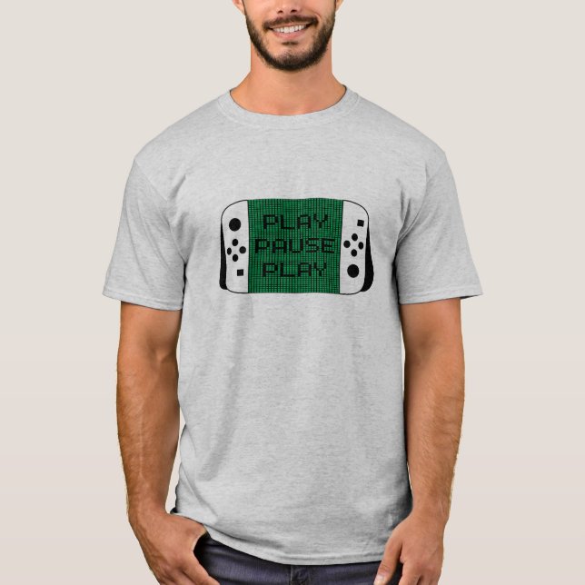 T-shirt des hommes jouer Pause jouer (Devant)