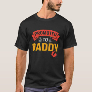 T-shirt Des Hommes Promus À Papa Drôle Papa Pour Être Gros
