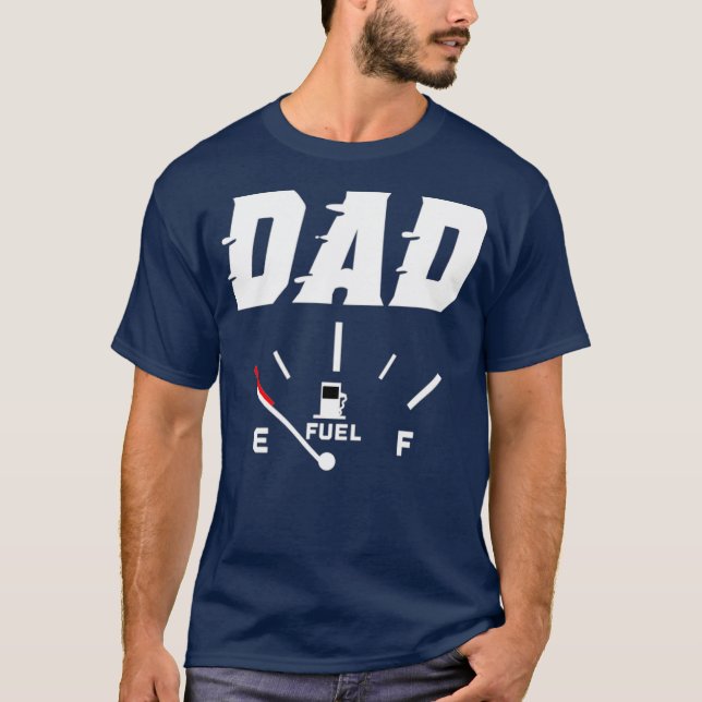 T-shirt Des Hommes Qui Fonctionnent Sur Un Nouveau Papa Vi (Devant)