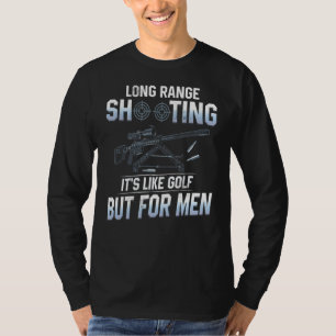 T-shirt Des Hommes Tirant À Long Terme Comme Un Golf Mais