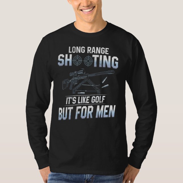 T-shirt Des Hommes Tirant À Long Terme Comme Un Golf Mais  (Devant)