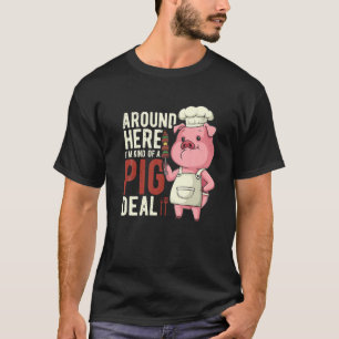 T-shirt Des Hommes Une Sorte De Porc Deal Drôle BBQ Pun Vi