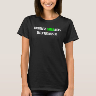 T-shirt Des Idées Vertes Sans Coloris Dors Furieusement !