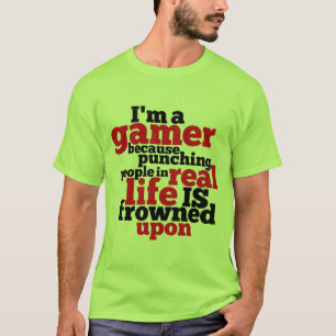 T-shirt des joueurs amusants pour les Geeks de jeu