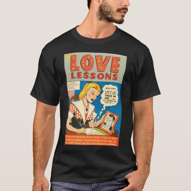 T-shirt des leçons #1 d'amour (Devant)