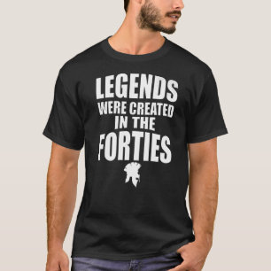 T-shirt Des Légendes Ont Été Créées Dans Les Années 1940 S