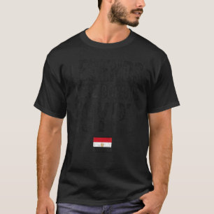 T-shirt Des Légendes Sont Nées En Egypte Drapeau Pride Roo