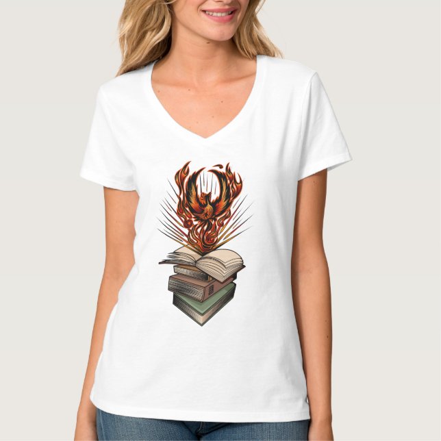 T-shirt Des Livres (Devant)
