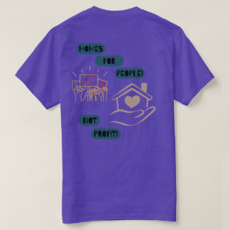 T-shirt Des logements pour les gens, pas pour le profit