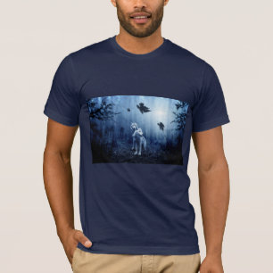 T-shirt des loups dans les bois