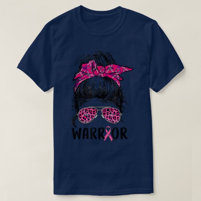 T-shirt Des lunettes de pain maussade portent un cancer du (Design devant)