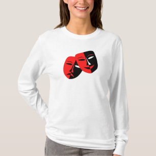 T-shirt Des masques de théâtre comiques et tragiques.