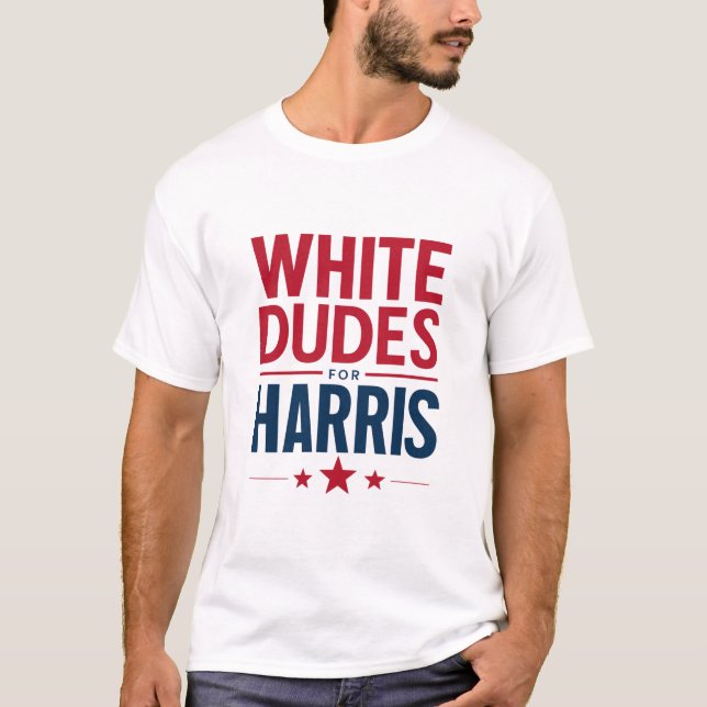 T-shirt Des Mecs Blancs Pour Harris Election Kamala Harris (Devant)