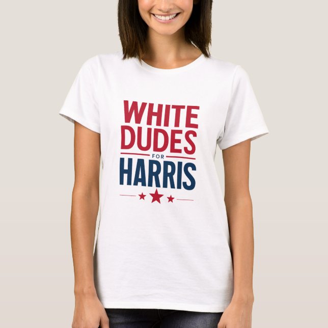 T-shirt Des Mecs Blancs Pour Harris Election Kamala Harris (Devant)