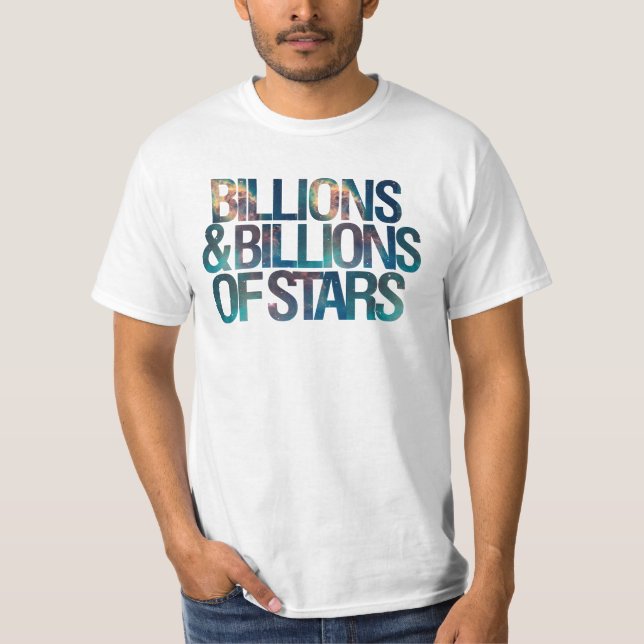 T-shirt Des milliards d'étoiles (Devant)