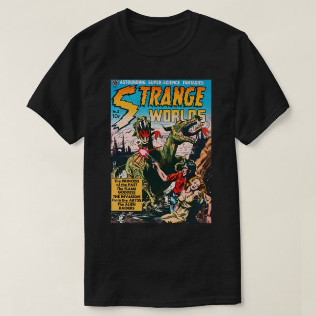 T-shirt Des mondes étranges Des Imaginaires de super scien (Design devant)