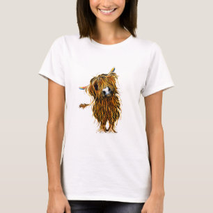 T-shirt des montagnes 'CoooWeee 'd'impression de