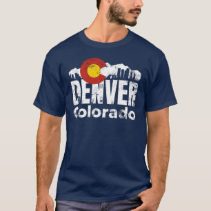 T-Shirt des montagnes de Denver Colorado