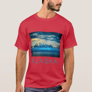 T-shirt Des montagnes enneigées époustouflantes en Alaska