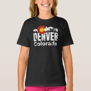 T-shirt des monts Denver Colorado