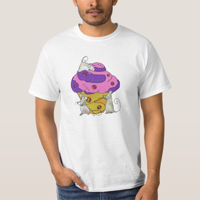 T-shirt Des Muffin cousent (Devant)