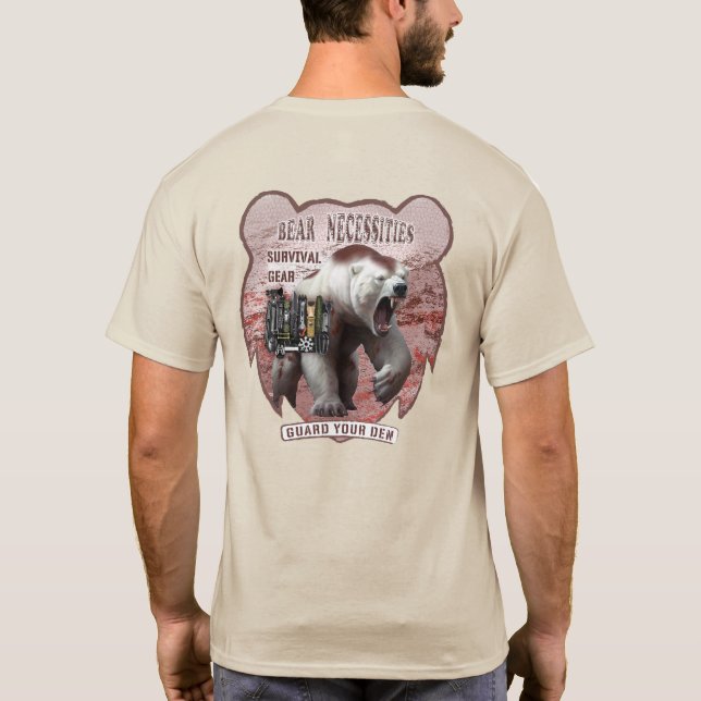 T-shirt des nécessités de l'ours (Dos)
