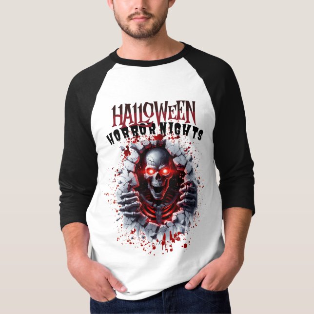 T-shirt des nuits d'horreur d'Halloween (Devant)