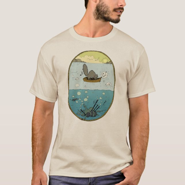 T-shirt des Octo-Tuyaux des hommes (Devant)