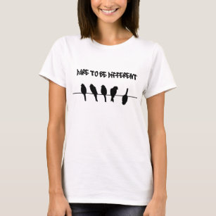 T-shirt Des oiseaux sur un fil - osez être différent
