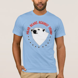 T-shirt Des ours polaires contre Trump