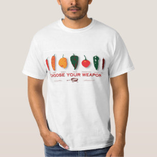 T-shirt Des piments - choisissez votre arme