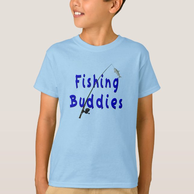 T-shirt des potes de pêche (Devant)
