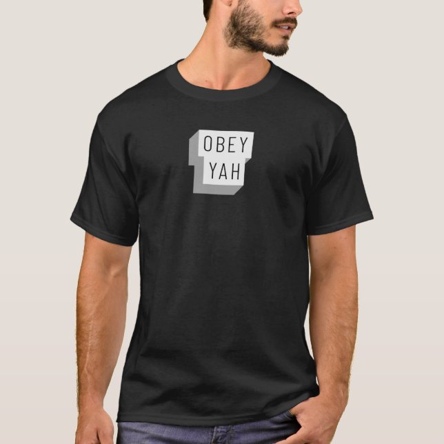 T-shirt des racines hébraïques Obey Yah (Devant)