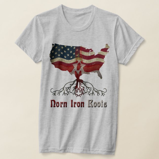 T-shirt des racines nord-irlandaises (Poser)