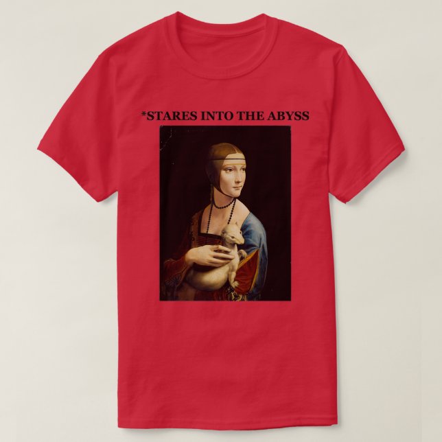 T-shirt Des regards dans l'abîme (Design devant)