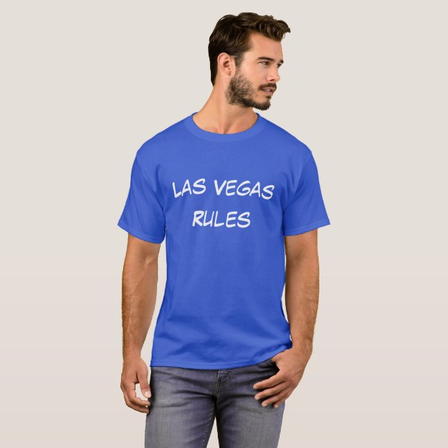T-shirt des règles de Las Vegas (Devant entier)