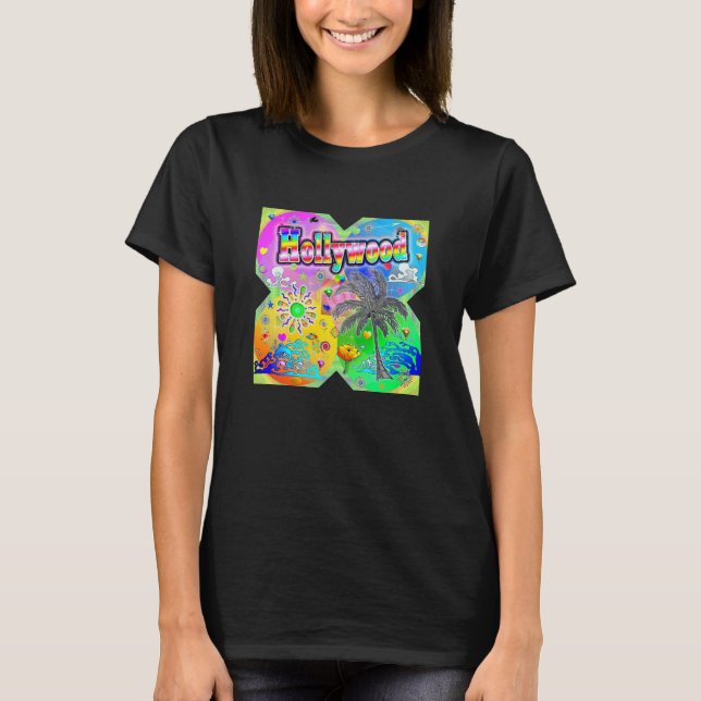 T-shirt des saisons Quadro d'Hollywood (Devant)