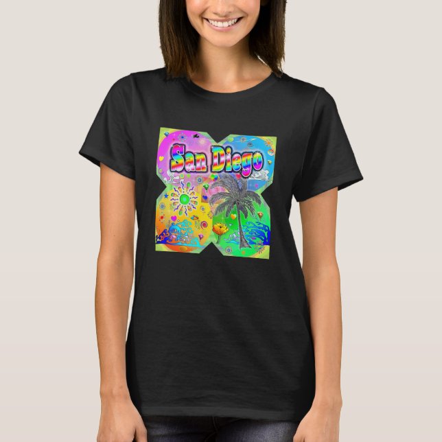 T-shirt des saisons San Diego Quadro (Devant)