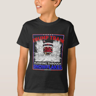 T-shirt Des Snowflakes Au Président Trump ! Train Maga Tru