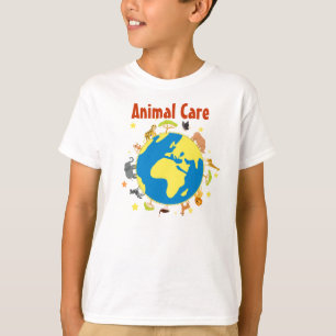 T-shirt des soins des animaux - enfant