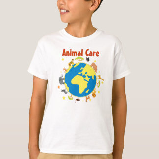 T-shirt des soins des animaux - enfant