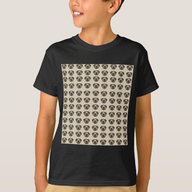 T-shirt Des tas de Pug (Devant)