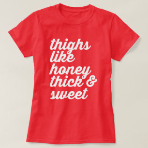 T-SHIRT DES THIGHES COMME HONEY ÉPAISSANT ET DOUX