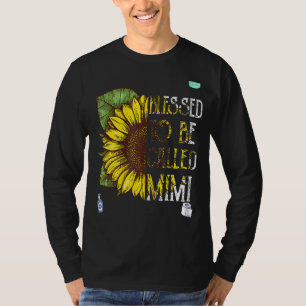 T-shirt Des Tournesols Graphiques Heureux D'Être Appelés M