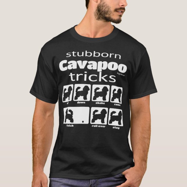 T-shirt Des Trucs De Cavapoo Imbéciles (Devant)
